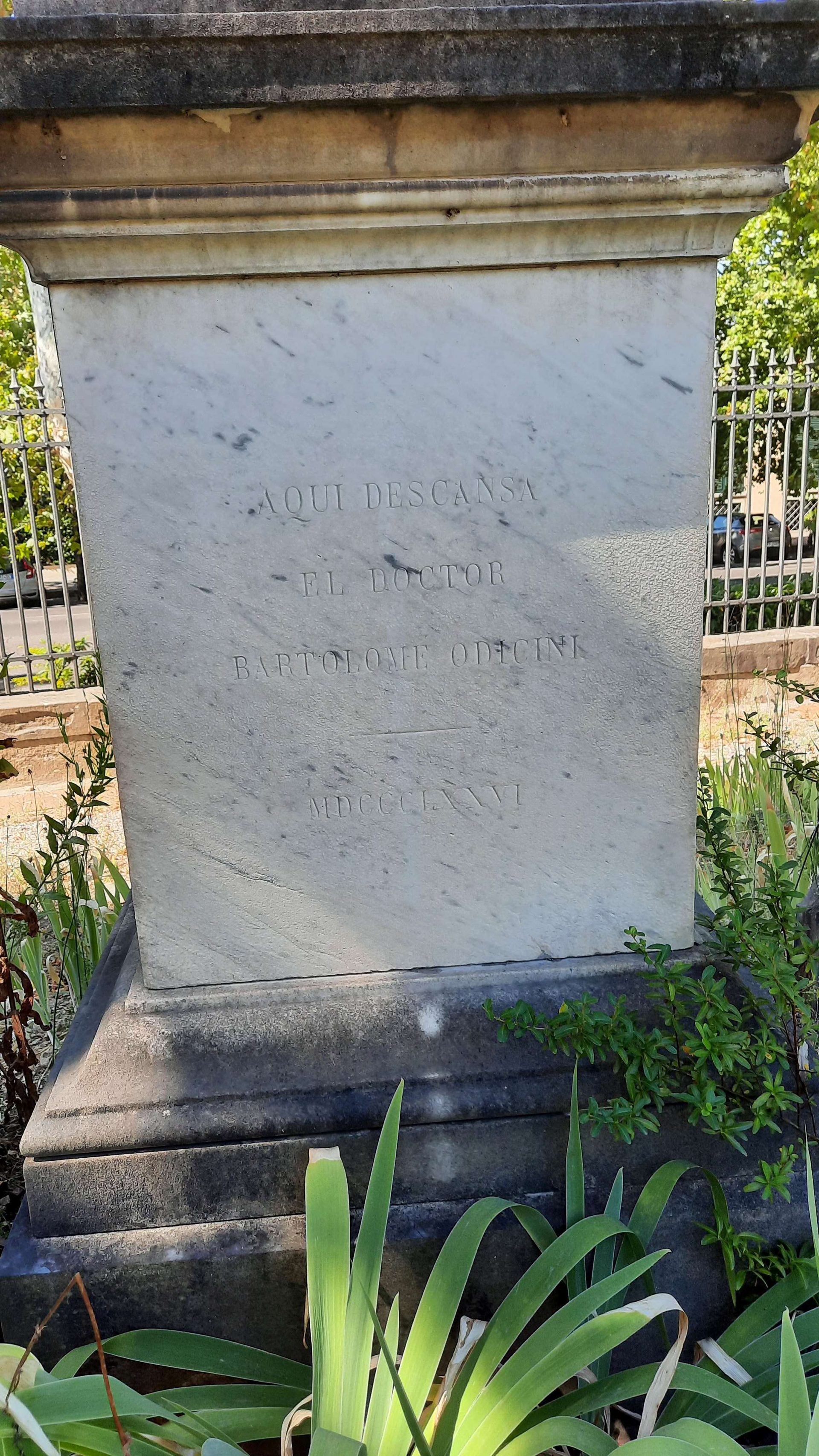 Bartolomeo Odicini's tomb, English Cemetery, Florence - 04b.jpg
